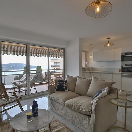 Sublime Appartement Vue Mer. Parking/Piscine/Clim ヴィルフランシュ・シュル・メール エクステリア 写真